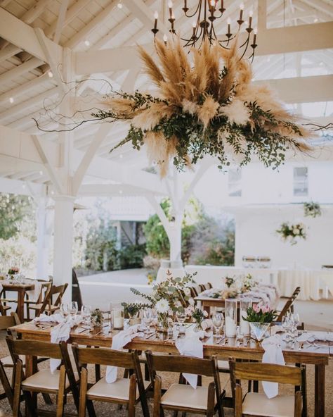 If you haven’t visited our blog today, you are missing out! This show-stopper of a day with a playful soul and even more joy filled couple… Bohemian Wedding Reception, Cheap Wedding Table Centerpieces, Fall Wedding Tables, Dancefloor Floral Chandelier, Grass Wedding, Wedding Floral Centerpieces, Wedding With Kids, Cute Wedding Ideas, Wedding Table Centerpieces