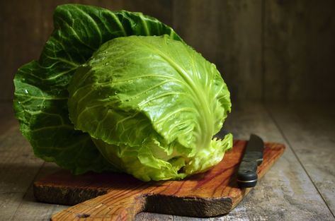 How to Bake Cabbage in the Oven | Livestrong.com Cabbage In The Oven, Baked Cabbage, Vegetable Diet, Cabbage Head, Nutrition Certification, Cooked Cabbage, Vegetarian Main Dishes, Clean Diet, Chinese Cabbage