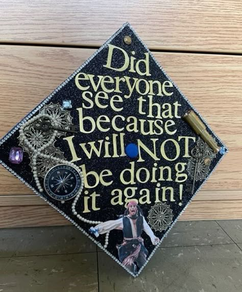 High School Graduation Cap Designs Funny, Grad Cap Ideas For Guys, Percy Jackson Graduation Cap, Grad Cap High School, Nurse Graduation Cap Designs, 2023 Graduation Cap, Graduation Cap Decoration Nursing, Cap Decoration Graduation, Disney Graduation Cap