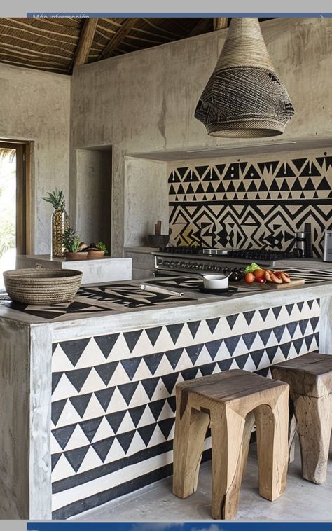 Kitchen Design Philippines, Boho Decor Ideas, African Interior Design, African House, African Inspired Decor, Kitchen Design Layout, African Interior, Family Wall Decor, African Home Decor