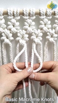 Macrame Craft Ideas, Macrame Tutorial Beginner, Diy Macrame Plant Hanger Easy, Bedroom Curtain Ideas, Curtain For Bedroom, Macrame Plant Hanger Tutorial, Free Macrame Patterns, Macrame Plant Hanger Patterns, Simple Macrame