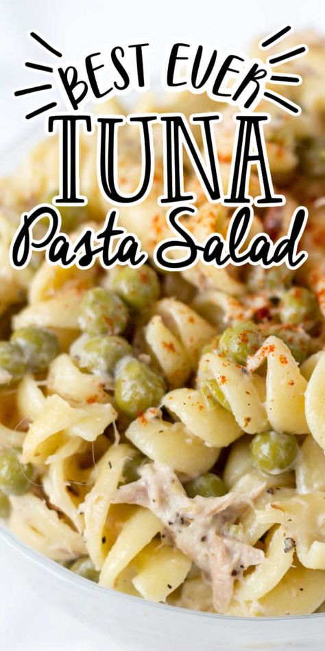 Tuna Pasta Salad With Egg, High Protein Tuna Pasta Salad, Recipes With Rotini Noodles, Egg Noodle Salad, Tuna And Pasta, Creamy Tuna Pasta Salad, Cold Tuna Pasta Salad, Salads Vegetable, Tuna Pasta Salad Recipes