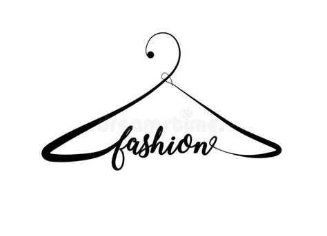 Hanger Logo, Clothing Logo Design, Boutique Logo Design, Inspiration Logo Design, Clothing Brand Logos, Stylist Business Cards, Simple Designs To Draw, Jewelry Logo, Boutique Logo