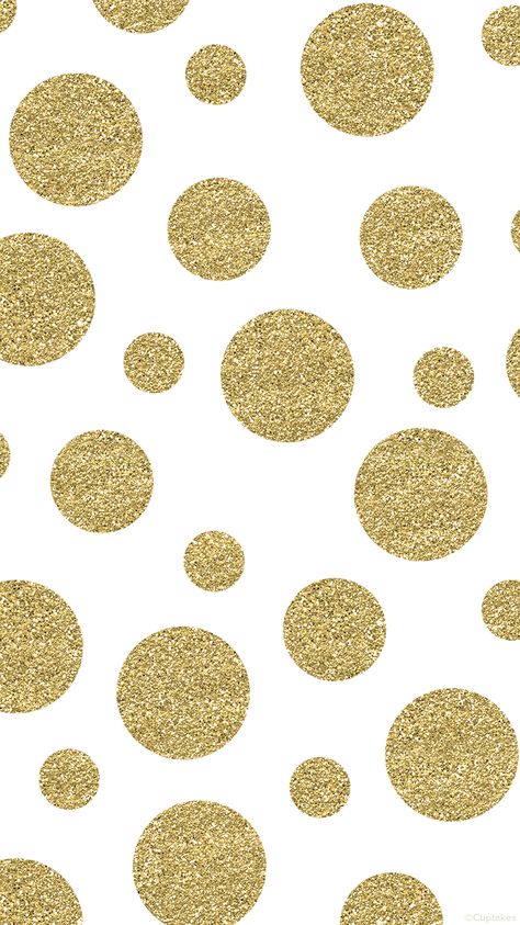 Homescreen Wallpaper for iPhone 6/6s/7 and iPhone 6+/6s+/7+. © Cuptakes Gold Polka Dot Wallpaper, Gold Wallpaper Iphone, Polka Dots Wallpaper, New Wallpaper Iphone, Wall Paper Phone, Patterns Wallpaper, Iphone 6 Wallpaper, Dots Wallpaper, Wallpaper Accent Wall