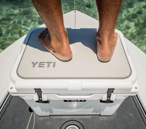 Yeti Cooler Accessories, Cooler Seat, Picnic Items, Yeti Tundra, Cooler Ideas, Yeti Cooler, Boat Ladders, Cooler Accessories, Cooler Box