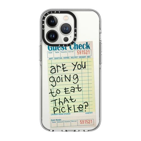 The Pickle Case – CASETiFY Dairy And Gluten Free, Guest Check, Chaotic Neutral, Trendy Phone Cases, Casetify Iphone, Cute Cases, Custom Cards, Coque Iphone, Sans Gluten