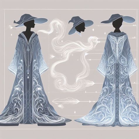 Wizard Fashion Harry Potter, Harry Potter Robes Aesthetic, Robes Fantasy Art, Wizard Robes Art, Wizard Robes Concept Art, Scholar Robes, Evil Wizard Aesthetic, Fantasy Wizard Outfit, Wizarding World Outfit