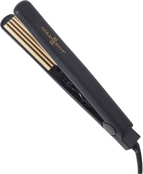 Ceramic Crimping Iron Silky Soft Hair, Crimping Iron, Hair Crimper, Ceramic Hair, Gold N, Hot Tools, Crimping, Silky Hair, Hair Curlers