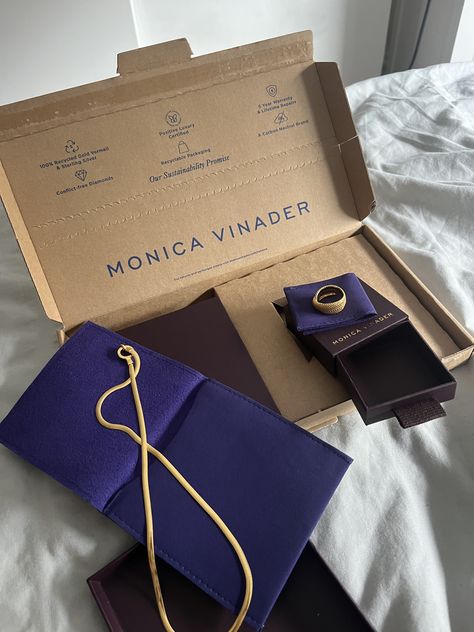 @monicavinader #MVInsiders #MonicaVinader Monica Vinader Packaging, Monica Vinader, Branded Packaging, Recycled Gold, Recycled Packaging, Brand Packaging, Conflict Free Diamonds, Packaging, Sterling Silver