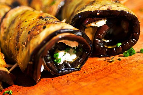 Eggplant Goat Cheese, Eggplant Rolls, Eggplant Rollatini, Healthy Eggplant, Fruit Roll, Grilled Eggplant, Fruit Roll Ups, Cheese Rolling, Eggplant Recipes