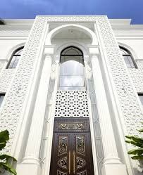 Villa Modern Exterior, Modern Villa Exterior Design, Modern Villa Exterior, Modern Exterior Design, Mosque Design Islamic Architecture, Villa Exterior Design, Architecture Structure, Villa Modern, Villa Exterior