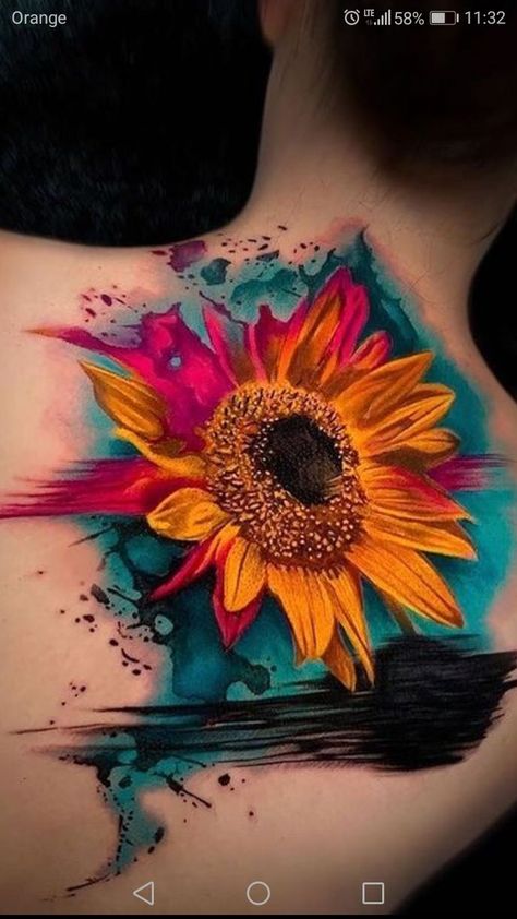 Beach Tattoos, Bright Tattoos, Autumn Tattoo, Rose Tattoos For Men, Remembrance Tattoos, Mommy Tattoos, Sweet Tattoos, Sun Tattoos, Sunflower Tattoos