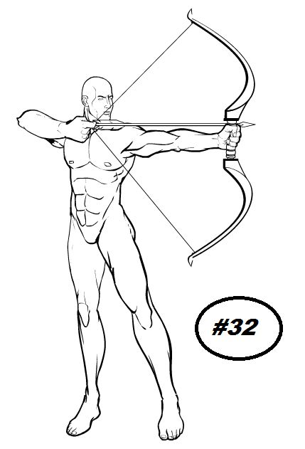 ... Bow And Arrow Poses Reference Male, Sythe Poses Drawing Male, Archery Drawing Poses, Archery Pose Reference Drawing, Archer Pose Reference Male, Archery Drawing Reference, Archer Reference Pose Drawing, Holding Bow Pose Reference, Aiming Bow Pose