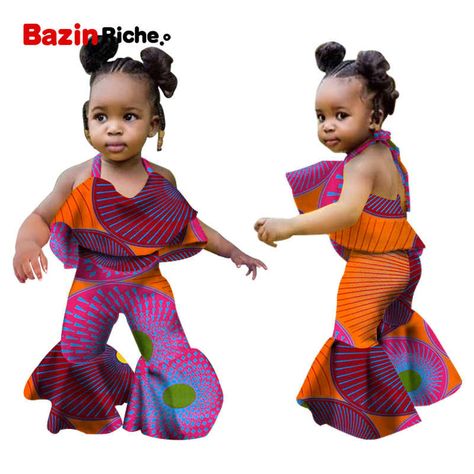 African Clothes for Children Baby Girls Long Jumpsuit African Print Bazin Riche Sleeveless Kids Rompers African Clothing WYT216|Africa Clothing| - AliExpress African Wear For Ladies, Baby African Clothes, African Kids Clothes, Kids Rompers, Ankara Trousers, Ankara Jumpsuit, Blast Furnace, Africa Clothing, Gorgeous Bridesmaid Dresses