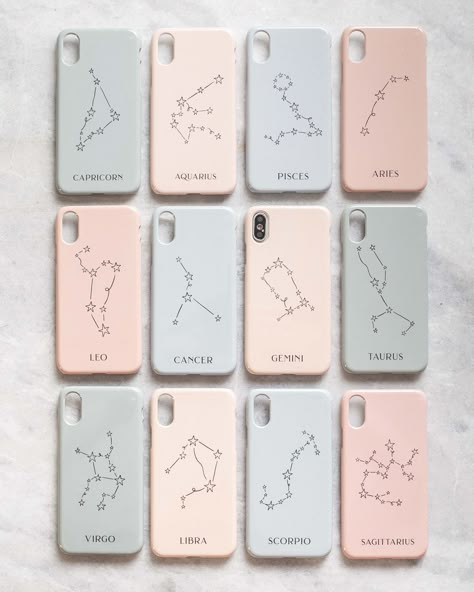 Bff Phone Cases, Phone Case Diy Paint, Diy Phone Case Design, Zodiac Collection, Diy Iphone Case, Girly Phone Cases, Phone Case Ideas, Pretty Iphone Cases, Apple Phone Case