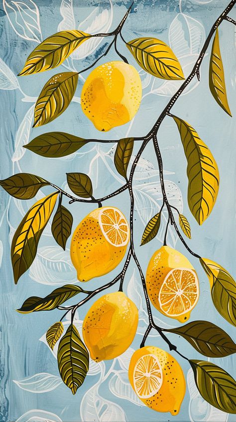 #HandPaintedLemons #YellowColors #LightBlueStyle #SimpleLineDrawings #WillBarnet #OrganicForms #Cottagecore #9:16AspectRatio #TheCandie Painted Lemons, Inspirational Digital Art, Rosé Phone, Simple Line Drawings, Painted Artwork, Line Drawings, Hand Painted Artwork, Aspect Ratio, Simple Lines