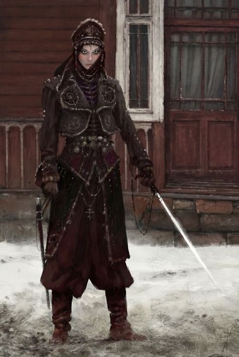 Jakub Rozalski, Medieval Clothing, Poses References, Dieselpunk, Fantasy Clothing, Fantasy Fashion, Character Outfits, Character Portraits, Fantasy Character Design