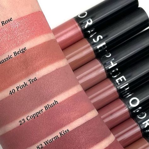 Bonnie Anderson on Instagram: "Swatches of @sephoracollection Cream Lip Stains (part 2 of 3)  *NOT FOR SALE*   I love this set of shades!! Infinite Rose is *chefs kiss* and so is Pink Tea, Copper Blush and Vintage Rosewood!  Like I’ve said before this Cream Lip Stain formula is unbeatable for the price especially on sale!! They perform like a liquid lipstick (in case you’re new to them) but they’re just a great formula that doesn’t feel too drying.  I have one more set of shades to show you tomorrow before the sale is over!  Did you pick up any Sephora Collection during the sale? They really have a lot of great underrated products in the line. The lipsticks, these and the single shadows are the standouts for me. Oh and great eyeliners too!   #sephorafavorites #sephoracollection #sephorasal Sephora Cream Lip Stain Swatches, Sephora Lip Stain Swatches, Sephora Collection Cream Lip Stain, Sephora Cream Lip, Copper Blush, Cream Lip Stain, Lip Stains, Sephora Favorites, Chefs Kiss