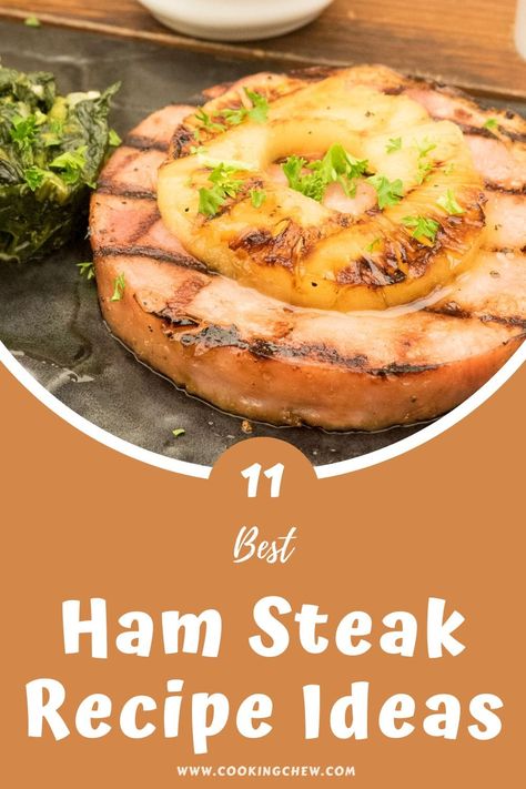 What To Do With Ham Steaks, Keto Ham Steak Dinner Ideas, Ham Stake Recipes, Ham Steak Sandwiches, What To Make With Ham Steak, Recipes Using Ham Steaks, Gammon Steak Recipes, Hamsteak Recipes, Ham Steak Recipes Crockpot