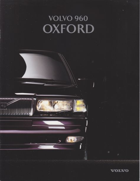 Volvo Ad, Volvo Station Wagon, Car References, Volvo Estate, Old Volvo, Volvo 960, Volvo V90, Volvo S90, Car Brochure