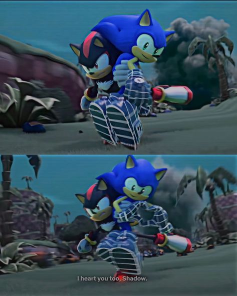 I Heart You Too Shadow Sonic Prime, Shadow The Hedgehog X Yn, Sonic Prime Sonadow, Sonadow Prime, Sonic X Shadow Fanart, Sonic Prime, Sonic Funny, Sonic Franchise, Blue Hedgehog