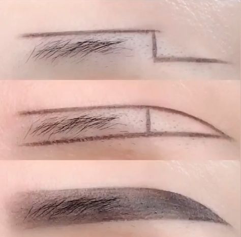 Eye Makeup Brushes Guide, Eyebrow Makeup Techniques, Membentuk Alis, Bentuk Alis, Eyebrow Makeup Tutorial, Eyebrow Hacks, Makeup Brushes Guide, Eyebrow Makeup Tips, Eye Makeup Techniques