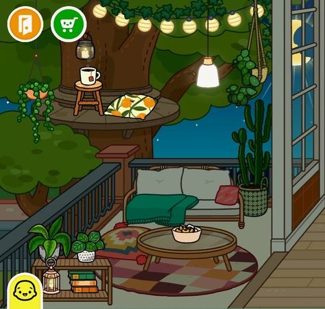 Toca Boca Tree House, Toca Boca Fall House Ideas Big Family House, Toca Boca Fall Bedroom, Toca Boca Maple Avenue Building Ideas, Maple Avenue Toca Boca House Ideas, Toca Bedrooms Ideas, Room Ideas For Toca Boca, Cute Toca Boca House Ideas, Toca Boca Maple Avenue Building