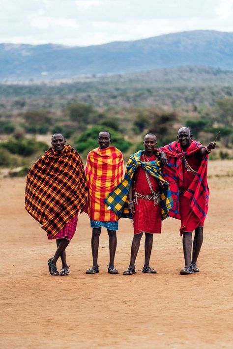 East African Culture, African Culture Aesthetic, 1920s Safari, Kenya Country, Kenya People, Maasai Culture, Africa Tribes, Maasai Shuka, Kenya Fashion