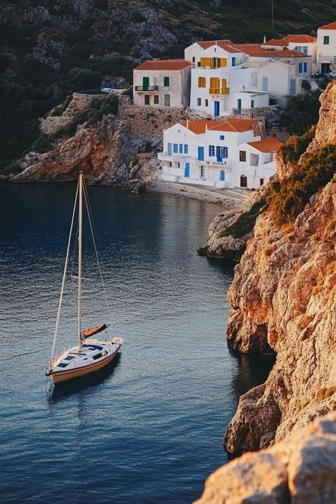 Set sail on a solo adventure through the Greek Islands. Discover hidden coves, charming villages, and the crystal-clear waters of the Aegean Sea. ⛵🇬🇷 #SoloTravel #GreekIslands #SailingAdventure Solo Adventure, Sailing Adventures, Aegean Sea, Set Sail, Crystal Clear Water, Greek Islands, Solo Travel, Sailing, Water