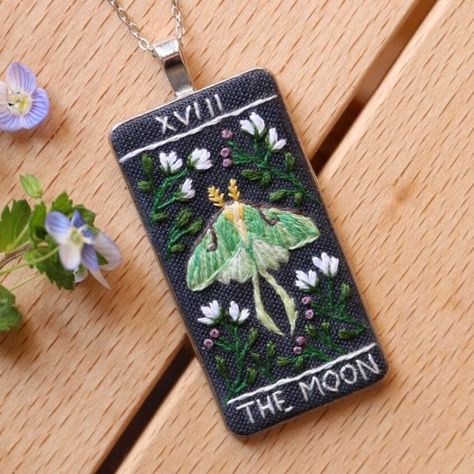 Embroidery Tarot, Tarot Card Embroidery, Tarot Embroidery, Tarot Jewelry, Accessory Inspo, Embroidery Inspiration, Tarot Card, Tarot Cards, You Never