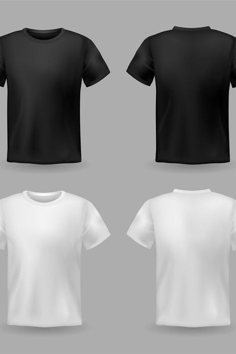 Tshirt Template Blank, Black T Shirt Template, Black Tshirt Template, T Shirt Template, Tshirt Template, Unique Key, Blank T Shirts, Shirt Template, Mockups Design