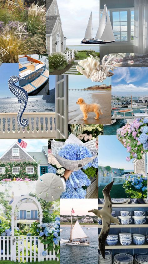 #hamptons #nantucket #ocean #costalgrandmotheraesthetic Nantucket Wallpaper Iphone, Hamptons Wallpaper, The Hamptons Aesthetic, Nantucket Aesthetic, Beachy House, Hamptons Aesthetic, Hydrangea Wallpaper, Nantucket Cottage, Hd Wallpapers For Laptop