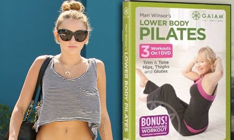 Winsor Pilates, Miley Cyrus Show, Toned Stomach, Studio Pilates, Yoga Iyengar, Everyday Workout, Pilates Instructor, Liam Hemsworth, Sheer Skirt