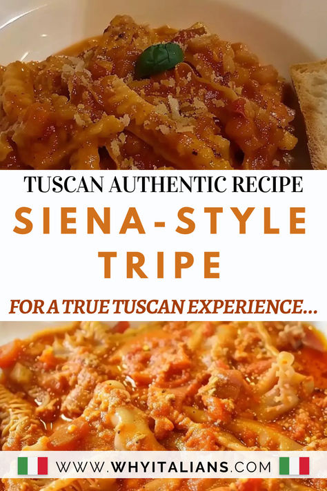 I'm sharing the flavors of my homeland with this Tuscan traditional recipe for tripe ‘alla Senese’. 🌿 Indulge in the tenderness of tripe enriched with a homemade tomato sauce. Save this pin for an authentic taste of Italy that's easy to recreate at home. Beef Tripe Recipes, Weird Recipes, Tripe Stew, Tripe Recipes, Beef Tripe, Faux Iron, Beef Meals, Beef Meat, Iron Chef