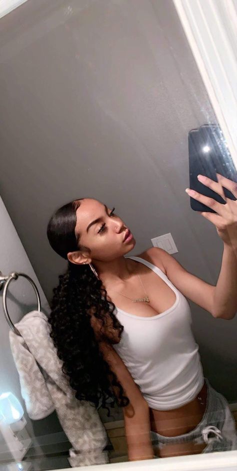 Ashley Lovelace, Ashley I, Beautiful Curly Hair, Locs Hairstyles, Locs, Cute Hairstyles, Curly Hair Styles, Mirror Selfie, Hair Styles