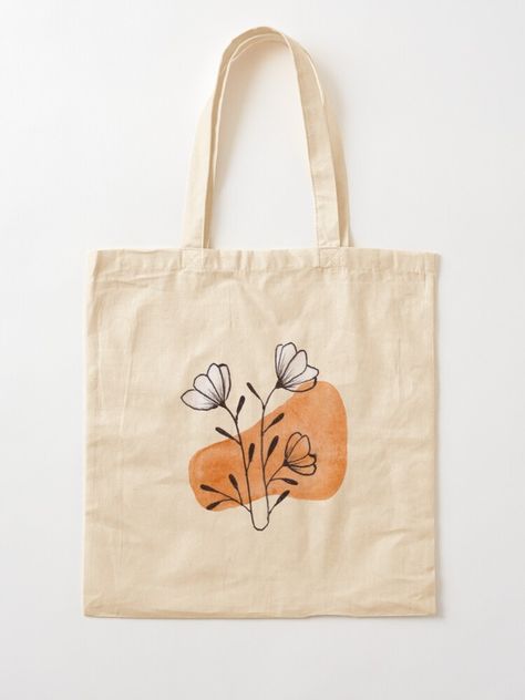 Totebag Painting Ideas Simple, Easy Tote Bag Painting Ideas, Totebag Painting, Handpainted Tote, Painted Canvas Bags, Handpainted Tote Bags, Simple Tote, Painted Tote, Painted Bags