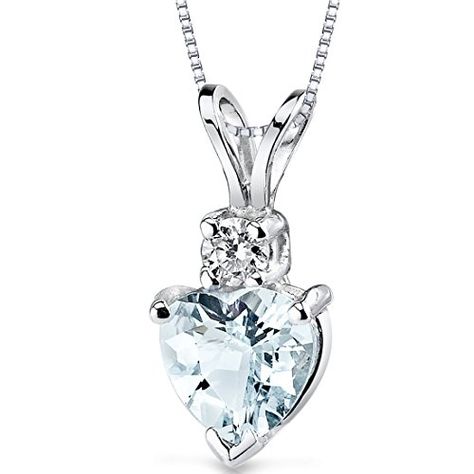 14 Karat White Gold Heart Shape 0.75 Carats Aquamarine Di… https://www.amazon.com/Karat-Carats-Aquamarine-Diamond-Pendant/dp/B00EDS7BQ6/ref=as_li_ss_tl?s=apparel&ie=UTF8&qid=1471667584&sr=1-26&nodeID=7141123011&keywords=diamond&linkCode=ll1&tag=sexy-clothe-20&linkId=baf44a151e5bf54164037b7092c91fed 15 Anniversary, Gift Ideas For Your Girlfriend, Ideas For Your Girlfriend, Jewelry Questions, Birthstones By Month, Moms Day, Makeup Cute, Aquamarine Pendant, Blue Topaz Pendant