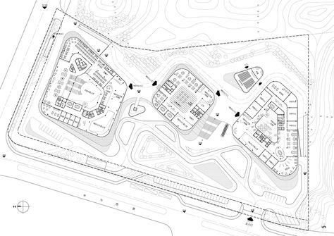 Research Center Plan, Science Center Architecture, Site Plan Design, Mix Use Building, Architecture Concept Drawings, Centre Commercial, Research Centre, Architecture Design Concept, Graduation Project