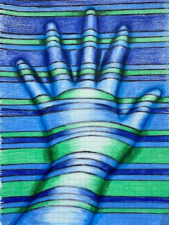 Hand Optical Illusion Art, Op Art For Kids, 7th Grade Art Projects, Easy Op Art, Op Art Painting, Op Art Projects, Summer School Art, Optical Illusions Drawings, Intermediate Art