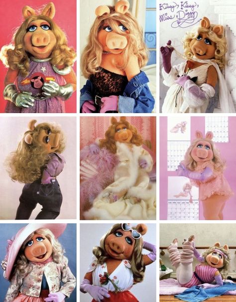 Muppets Miss Piggy, Miss Piggy Calendar, Ms Piggy, Miss Piggy Photoshoot, Miss Piggy Outfits, Miss Piggy Wallpaper, Miss Piggy Iconic Outfits, Muppet Cosplay, Miss Piggy Art