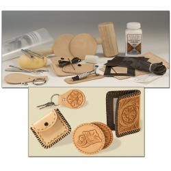 Leathercraft Starter Kits | Tandy Leather Pocket Protector, Leather Kits, Tandy Leather, Leather Factory, Leather Carving, Diy Gifts For Boyfriend, Leather Projects, Craft Set, Arts And Crafts Supplies