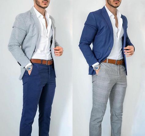 Men Fashion Dress, Men Fashion 2020, Mens Dress Outfits, Stylish Mens Suits, Blazer Outfits Men, Mens Smart Casual Outfits, Mens Business Casual Outfits, Classy Outfits Men, Mens Fashion Blazer