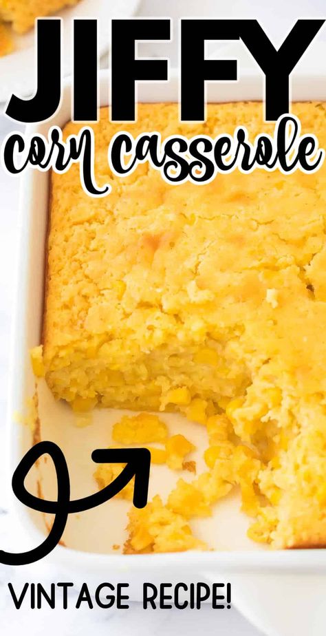 Jiffy Corn Casserole Recipes | Easy Corn Casserole | Creamed Corn Casserole | Thanksgiving side dishes | Thanksgiving sides Corn Casserole By Susan Drees, Creamed Cornbread Casserole, Ree Drummond Corn Casserole, Make Ahead Corn Casserole Jiffy, Jiffy Corn Casserole With Cheese, Corn Pudding Recipe Jiffy Cornbread Casserole, Vintage Corn Casserole, Jiffy Spoon Bread Casserole, Jiffy Mix Corn Pudding Recipe