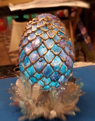 How to Make a Glowing Rainbow Foam Dragon Egg : 9 Steps (with Pictures) - Instructables Dragon Egg Diy, Dragon Egg Craft, Got Dragon Eggs, Rainbow Night Light, Got Dragons, Dragon Crafts, Dragon Party, Egg Crafts, Dark Paradise