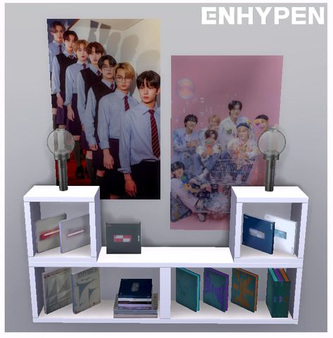 Enhypen Fanpack - New | Patreon Sims Cc Posters Kpop, Sims 4 Cc Kpop Lightstick, Sims 4 Kpop Cc Patreon, Poster Cc Sims 4 Patreon, Sims 4 Cc Vanity Set, Sims 4 Kpop Album Cc, Kpop Albums Sims 4 Cc, K Pop Sims 4 Cc, Sims 4 Cc Kpop Seventeen