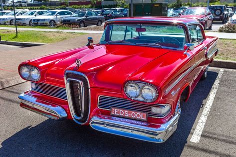 Ford Edsel (1958-60) Car Favorites, Vintage Cars 1950s, Plymouth Prowler, Ford Edsel, Chevrolet Ssr, Edsel Ford, Luxury Car Brands, Lexus Is300, Antique Trucks