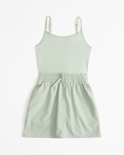 girls ypb mixed fabric dress | girls dresses & rompers | Abercrombie.com Kid Clothes, American Clothing, Abercrombie Kids, Dress Girls, Versatile Dresses, Mixing Fabrics, Dress Romper, Dress Fabric