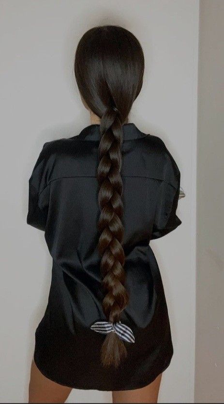 Long Shiny Hair, Hair Inspiration Long, Long Silky Hair, Really Long Hair, Long Dark Hair, Long Black Hair, Summer Hair Color, Long Braids, Braids For Long Hair