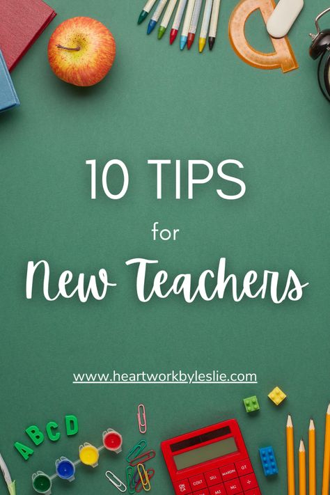 As a former teacher, this time of year always make me think back to my first year of teaching. I had so many unanswered questions. I needed so much help.  Now, I have written out 10 New Teacher Tips that I hope will be helpful for this year's new teachers.  Head over and read it today:   Share this with a teacher in your life.  #heartworkbyleslie #heartwork #blog #christian #teachers #newteachers #tipsforteachers #tips #bekind New Teacher Tips, Teaching Psychology, Teacher Checklist, Teacher Lifestyle, Classroom Hacks, Unanswered Questions, Clever Classroom, Work On Writing, Teacher Boards