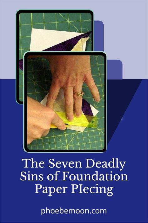 Foundation piecing is the technique of sewing fabric to a foundation in order to achieve very precise results. The foundation can be fabric and left in place, or it can be paper to be removed later. A fabric foundation pieced block is a good way to learn the technique. Click here to read our free detailed tutorial. Seach #scrapdash for more like this. Paper Foundation Piecing Free Pattern, Foundation Piecing Patterns Free, How To Paper Piece Quilt Tutorials, Foundation Paper Piecing Patterns Free, Fpp Patterns Free, Foundation Paper Piecing Templates, Foundation Paper Piecing Tutorial, Free Paper Piecing Patterns, Free Quilt Tutorials